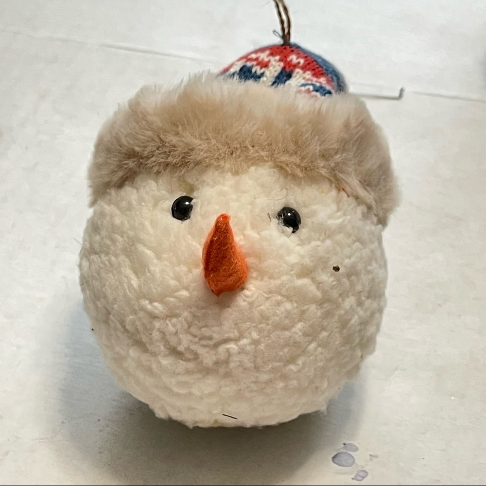 Snowman Christmas ornament handmade